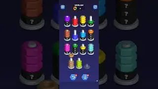 Nut sort - color puzzle game by kiwi fun level 463, 464 and 465