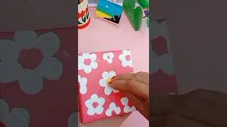 DIY Canvas Painting 🎨 #shorts #art #painting #youtubeshorts