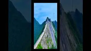 Knife Back Beam Highway (刀背梁) - China's Most Thrilling Mountain Road #dangerous #highway #mountains