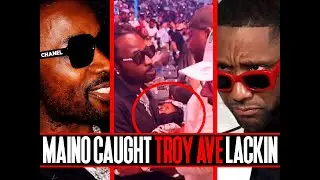Maino Catches Troy Ave Lackin At Vegas Fight With His Daughter After Long Time Beef!!