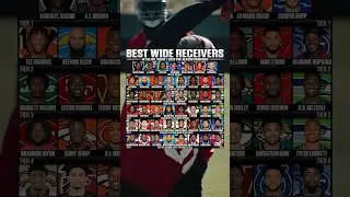 Best Wide Receivers In The NFL Pre-Season Rankings #football #nfl #sports