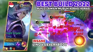 LING BEST BUILD & EMBLEM 2022 | BUILD BUAT LAWAN MUSUH YANG TEBEL-TEBEL Ling Gameplay Mobile Legends