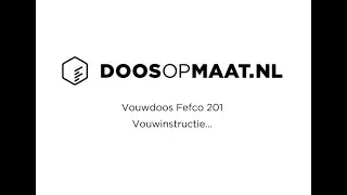 Vouwdoos Fefco 201