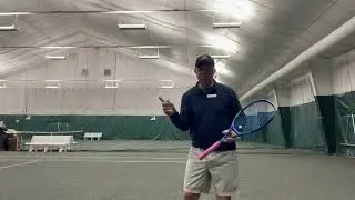 Serve recovery footwork.