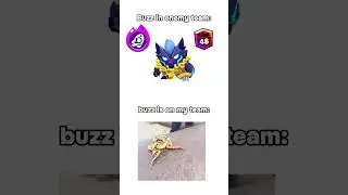Buzz is on my team😂💀 #brawlstars #recommended #memes
