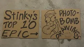 Stinky's 10 Epic Photo Bomb Drawings
