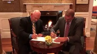 Sign moment for my affiliate with Franchise Update Media