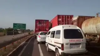 Accident on Highway|| Gujarat || speed kills..