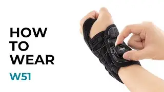 SOZO W51 Wrist Brace - How to Wear