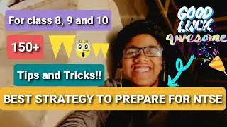 Best way to prepare for NTSE stage 1 | Tips by Brain Tricker