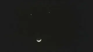 Venus Jupiter Conjunction - Manila (smiling moon)