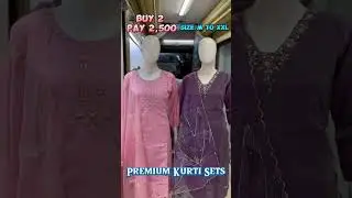 #blushchennai #blush-plus - PREMIUM KURTI SET -BUY 2 PAY 2,500 #kurtiset #kurtiset#combo #aadioffers