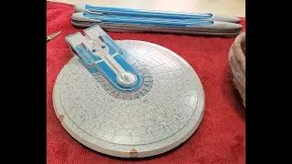 Model #31 Episode 15: Decals for the Nacelles and the Saucer Rim of the Excelsior