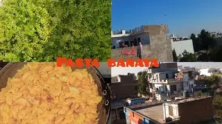 1st time pasta banaya @sonuyogi-dailyvlogs 