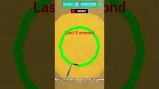 I won dalogona in last 2 second #roblox #squidgame #cosgamyabc