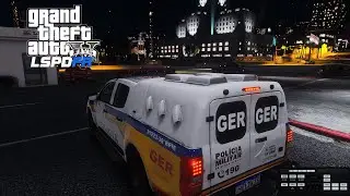 GTA V LSPDFR  - ROUBO A JOALHERIA + QUADRILHA FORTEMENTE ARMADA