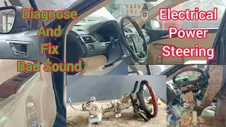 Diagnose and Fix Bad Noise in Steering Wheel When Turning Of Toyota Camry 2012-2017