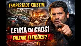 Tempestade em Leiria: André Ventura diz “Que se lixem as eleições” e promete ajuda às vítimas!