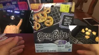 Walmart Clearance Easy Bake Party Pretzel Dippers refill mix Lets make in Air Fryer