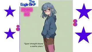 Quiet strength blooms in subtle colors - the eagle bird feat. @DRAGONDOG-x1x 