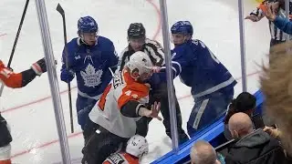 Flyers@Leafs FIGHT