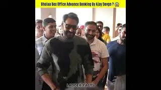 Bholaa Box Office Advance Booking By Ajay Devgn ? 😱 #shorts #viral #shortsvideo #bholaa