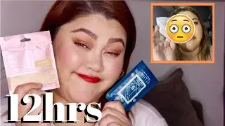 OIL CONTROL TEST AFTER 12 HOURS (Ellana Mineral Loose Powders) | Teena Arches