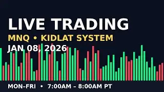01/08/2026 | KIDLAT SYSTEM in Action | Live MNQ Day Trading