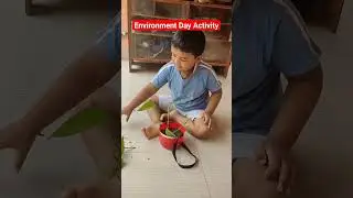 5 June / World Environment Day Child Activity #shorts #childhood #environment #viral