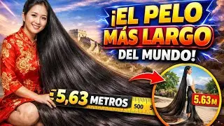 ​&iexcl;5 METROS DE PELO! 😱 El Record del Mundo que te dejar&aacute; fr&iacute;o | Recordflash