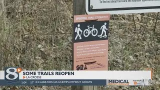 La Crosse trails reopening, Upper Hixon, Willow trails remain closed