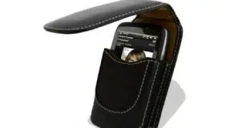 Carrymobile Leather Case for HTC Touch 3G - Universal Vertical Pouch Type (Black) - Medium