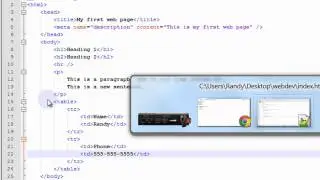 HTML and CSS Tutorial Video 3 - Tags and Nesting