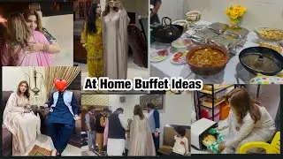Eid Buffet Setup At Home | Festive Food, Family & Fun! | Beef Lasagna | #hoorkhank
