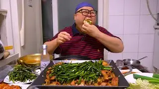 내장파티 ㅋㅋㅋ│막창, 특양, 곱창먹방_부추랑 함께 쥑인다!! Tripe,Beef Entrails Mukbang Eatingshow