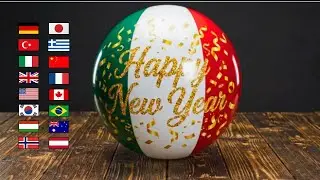 Which Country's New Year Balloon Pop is Best? 🎈💥 Satisfying ASMR