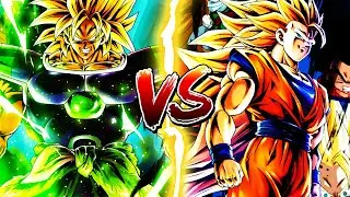 ZENKAI 7 PUR BROLY VS ZENKAI 7 PUR SSJ3 GOKU - Dragon Ball Legends