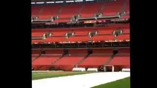 Check out those video boards! Media getting tour of FirstEnergy Stadium renovations @officialbrowns