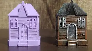 tenyo ghost house repaint! 텐요 고스트하우스 신분상승! (improve your magic props! 마술도구 더 멋있게 칠하기)