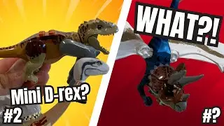 I made and rated some CRAZY LEGO hybrid dinosaurs | Jurassic World Lego