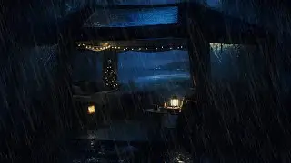 Ambient Rain Moving Through a Canvas Cover