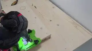 Drilling Hole with Hole Saw Guide Plate