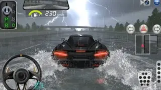 My Black Car Stuck in Flood Can I Survive & Parking - 3D Driving Class Simulator Game #cardriving​