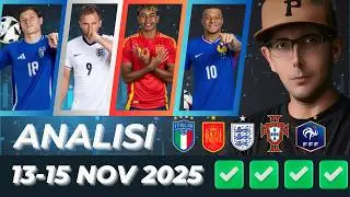 NON SCOMMETTERE SENZA VEDERE QUESTO VIDEO! Qualificazioni MONDIALI! Le partite del 13-15 Novembre!