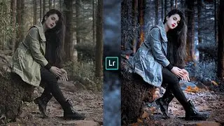 Dark Grey and Orange colour Lightroom photo editing | lr photo editing tutorial | photo editing