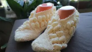 Kelebek/fiyonklu harika patik modelinin yapılışı