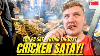 Trying The Best CHICKEN SATAY! | SINGAPORE 🇸🇬