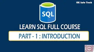 SQL INTRODUCTION | PART - 1 | SQL TUTORIAL | TAMIL CODERS