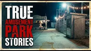 4 Disturbing TRUE Amusement Park Horror Stories | Dark Screen Rain Sounds | Audio Scary Stories