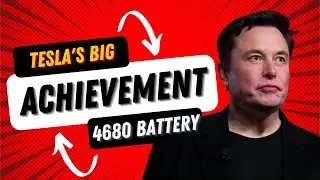 Tesla 4680 Battery Update ! Big Achievement!